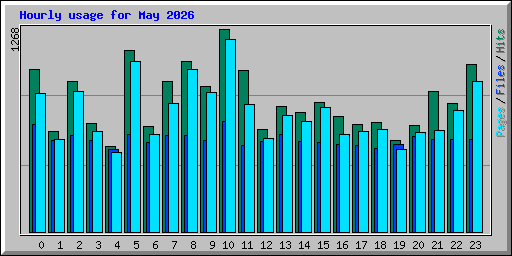 Hourly usage for May 2026